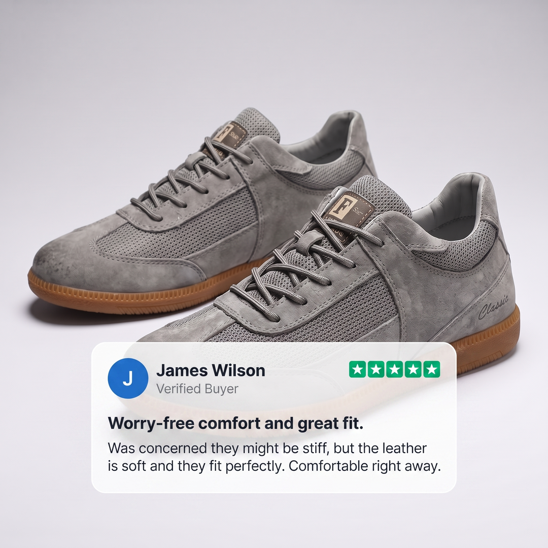 CALVINO GENUINE LEATHER SNEAKER
