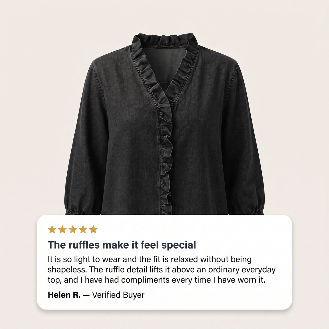CELESTE RUFFLE TOP
