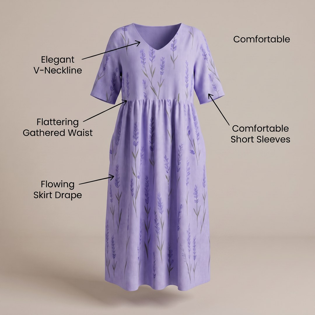 COMFORTABLE FLOW DRESS