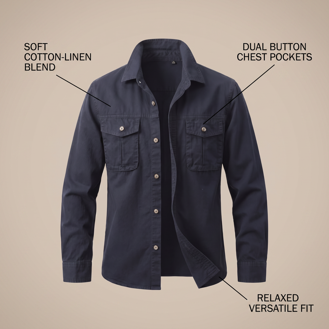 CORBIN CANVAS OVERSHIRT