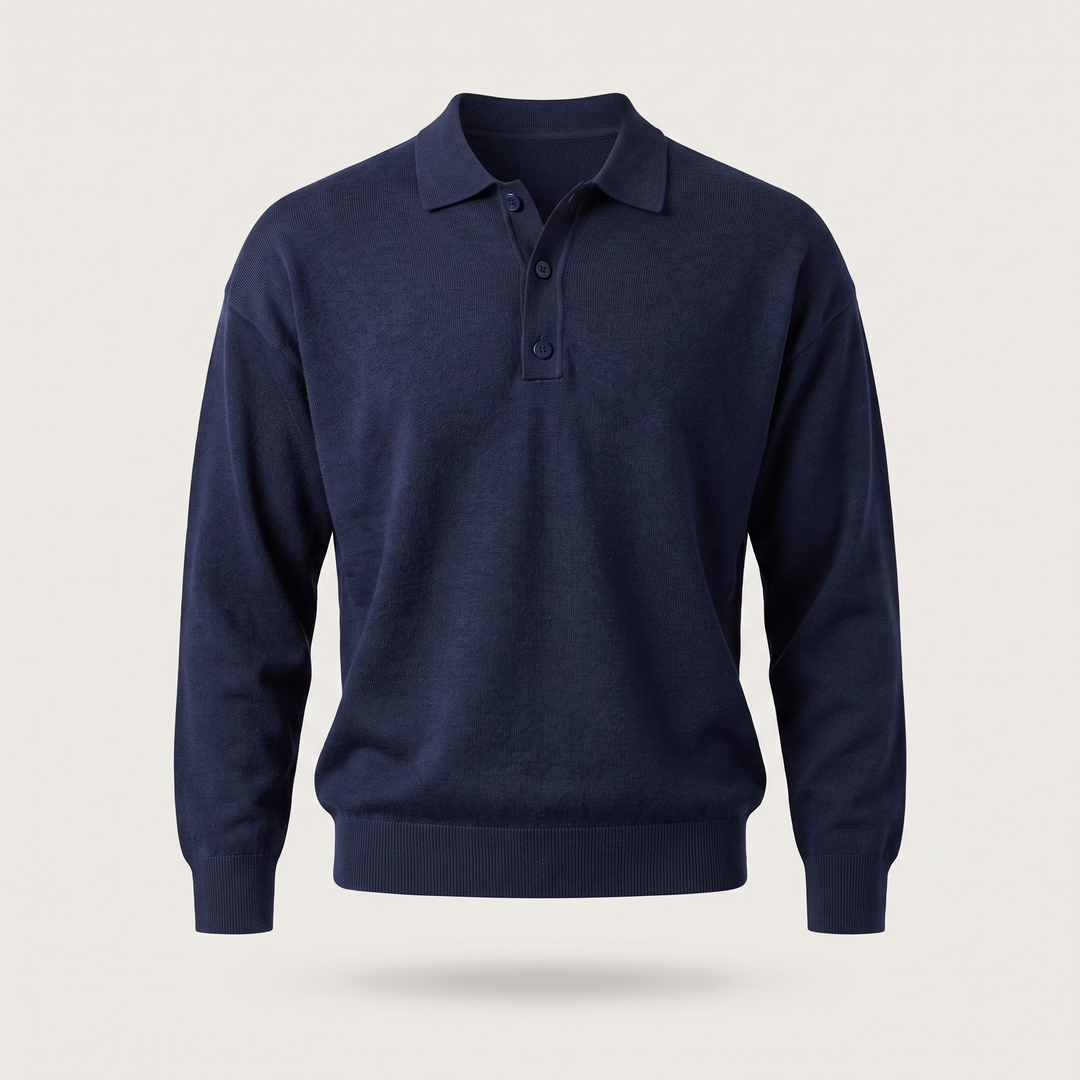 CORVIN WOOL POLO SHIRT