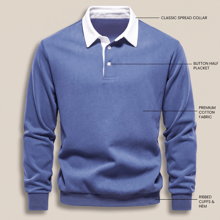 ELLISON POLO SWEATER - Avenelle London