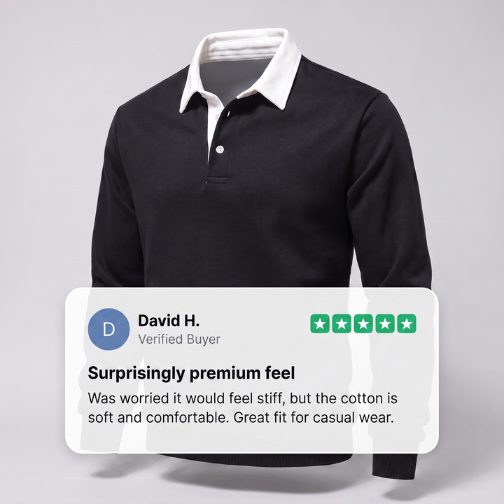 ELLISON POLO SWEATER