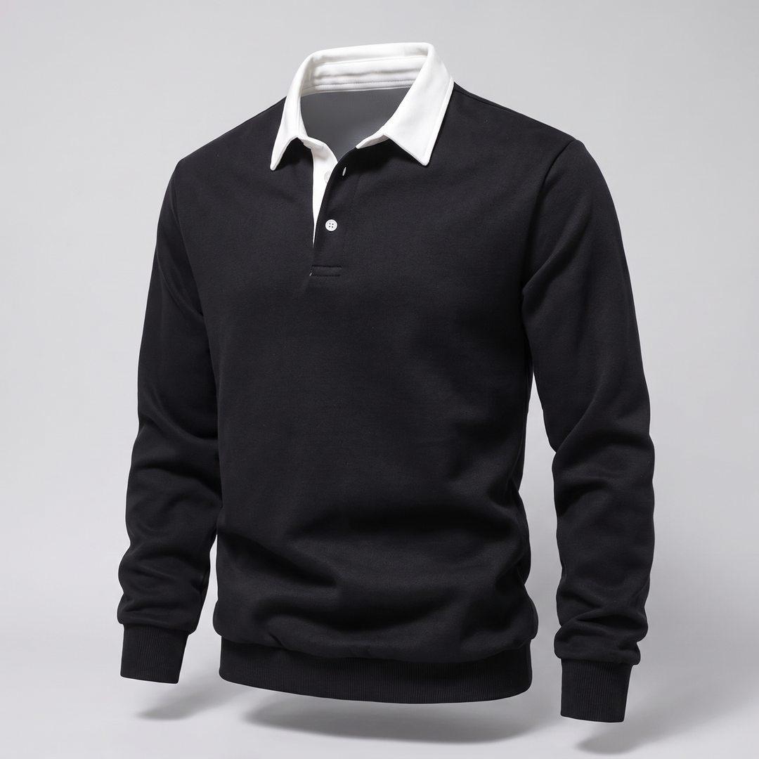 ELLISON POLO SWEATER