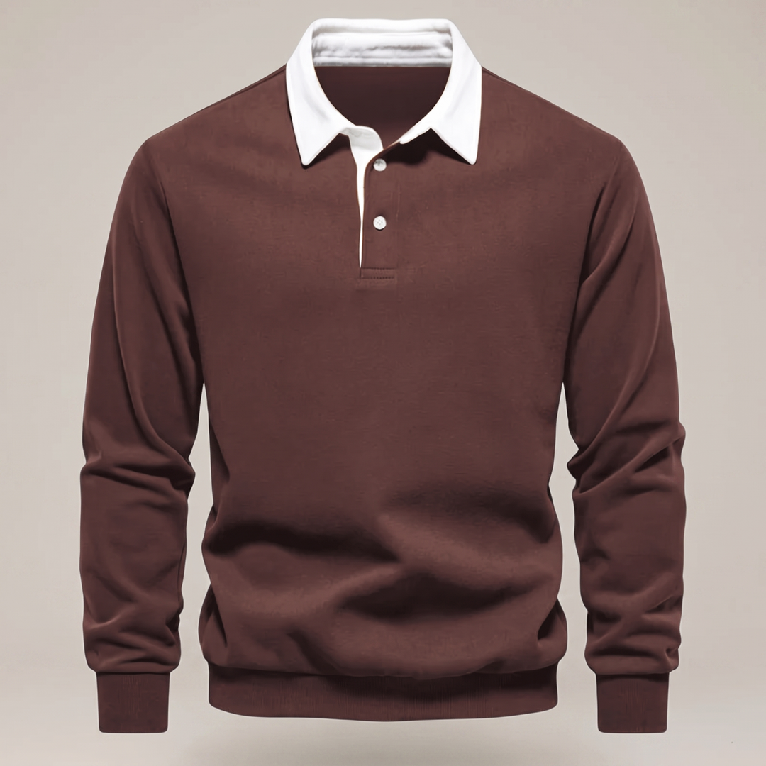 ELLISON POLO SWEATER