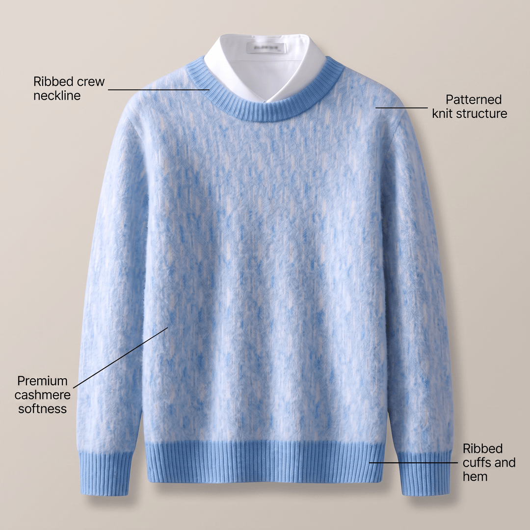EMILIO CASHMERE SWEATER - Avenelle London