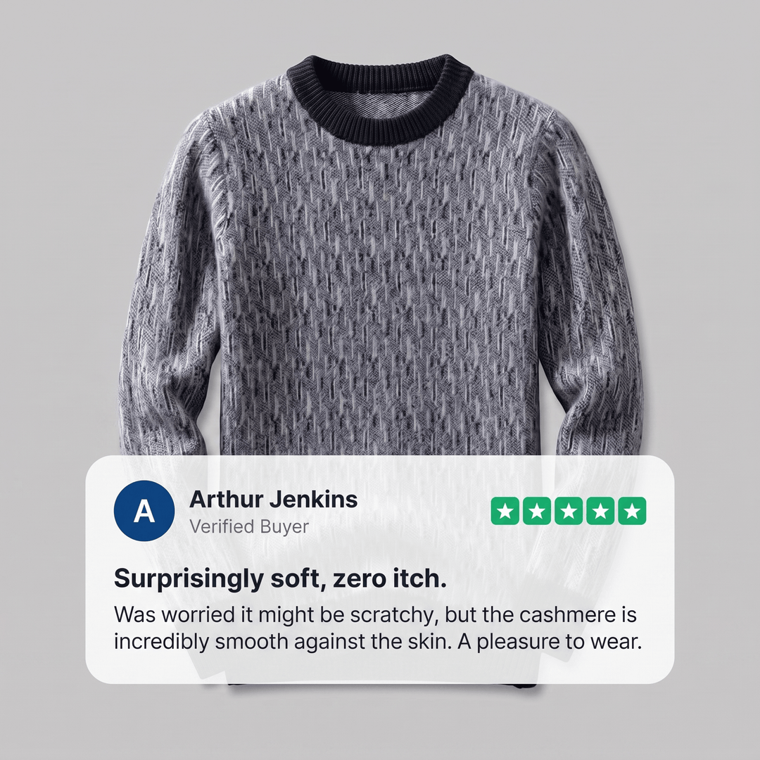 EMILIO CASHMERE SWEATER - Avenelle London
