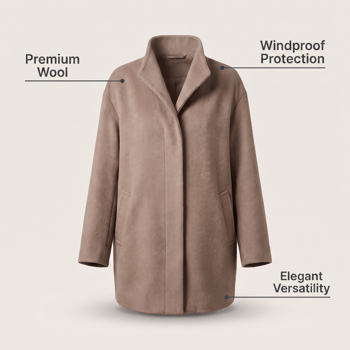 EMMA LUXURY WINDPROOF WOOL JACKET