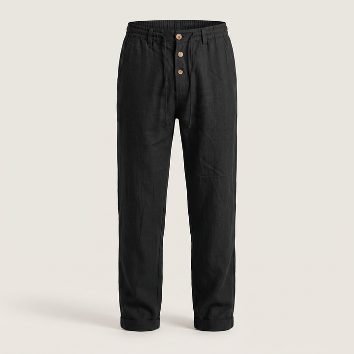 ETHAN LINEN TROUSERS
