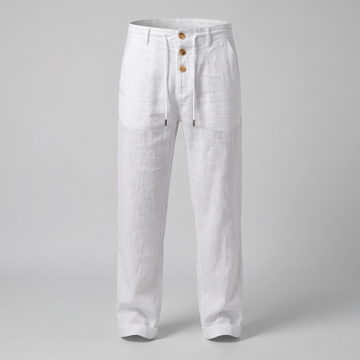 ETHAN LINEN TROUSERS
