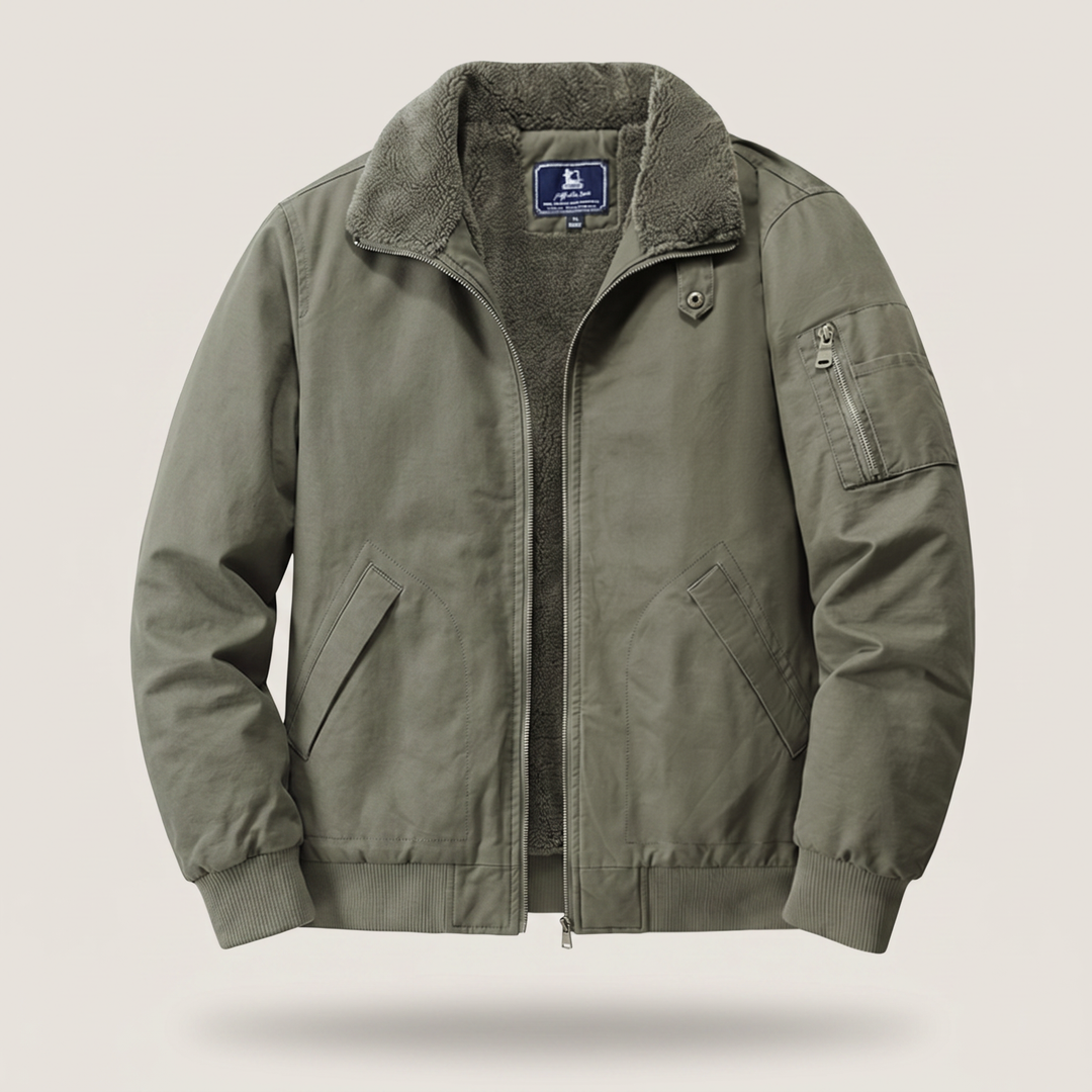GRAHAM FLEECE BOMBER JACKET