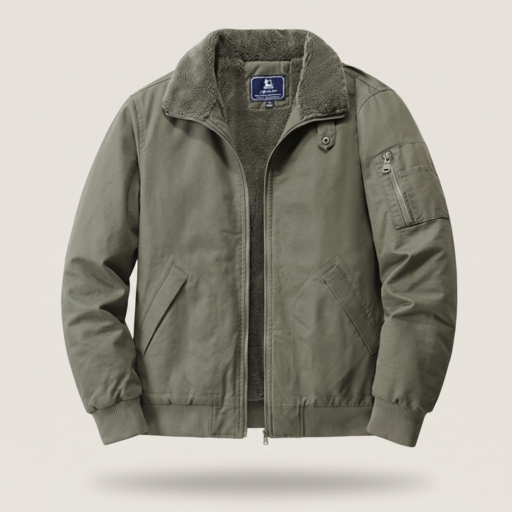 GRAHAM FLEECE BOMBER JACKET