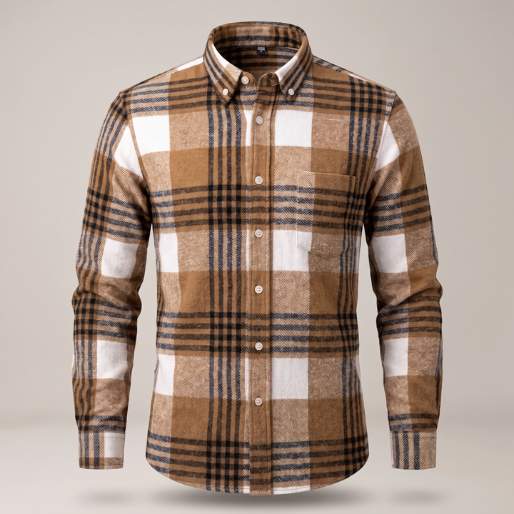 GRAYSON COTTON FLANNEL SHIRT