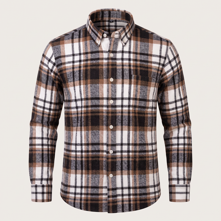 GRAYSON COTTON FLANNEL SHIRT