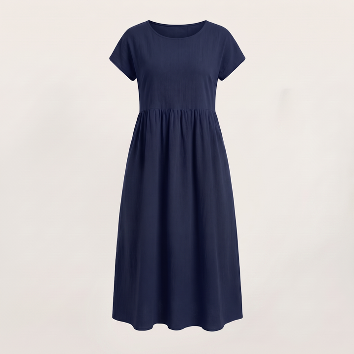 AVA LUXE FLUID MIDI DRESS