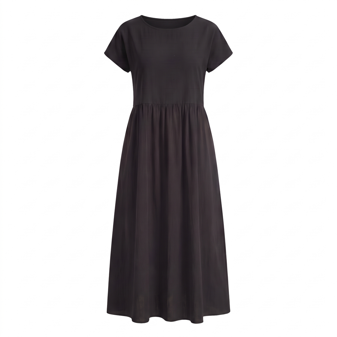 AVA LUXE FLUID MIDI DRESS