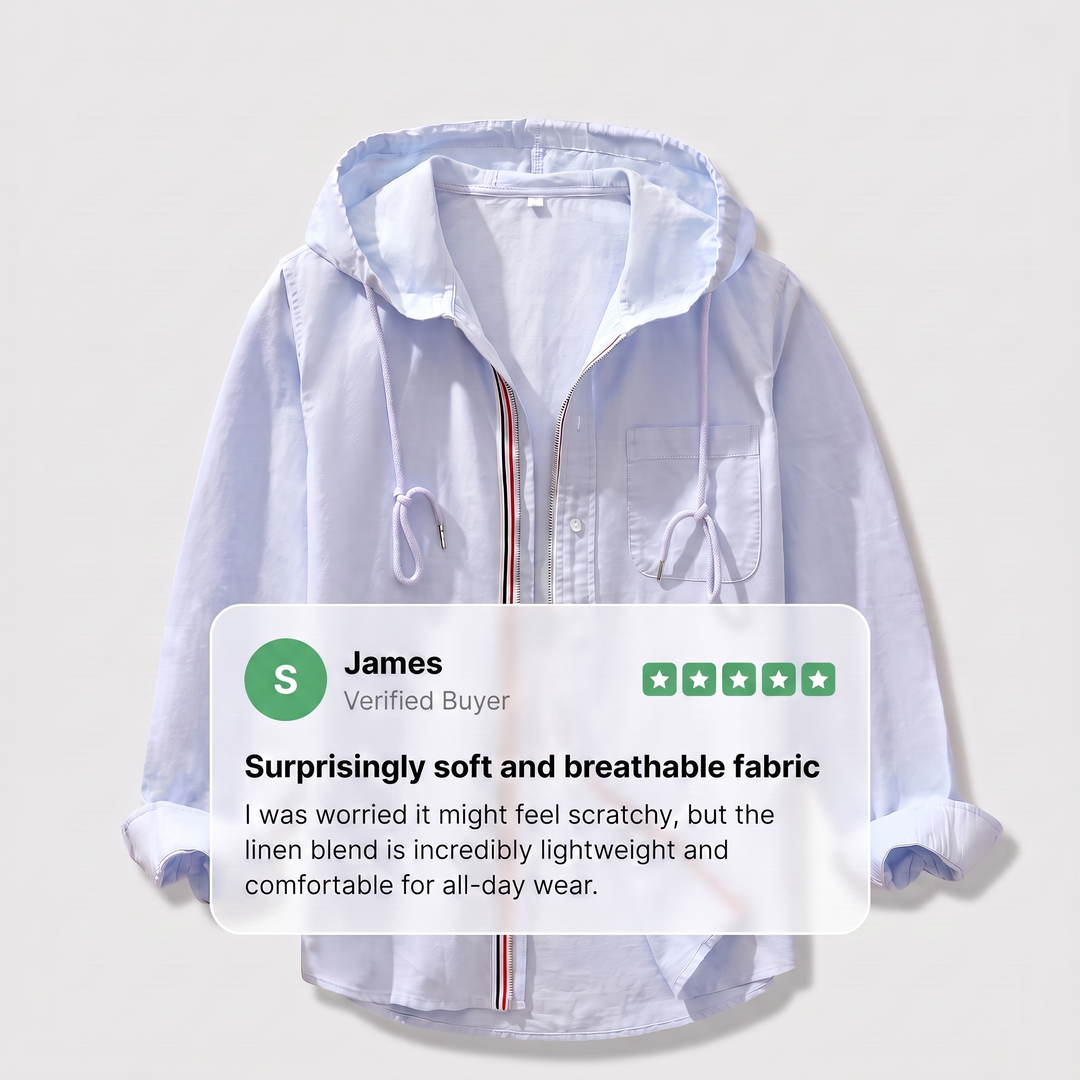 CASA LINEN HOODIE