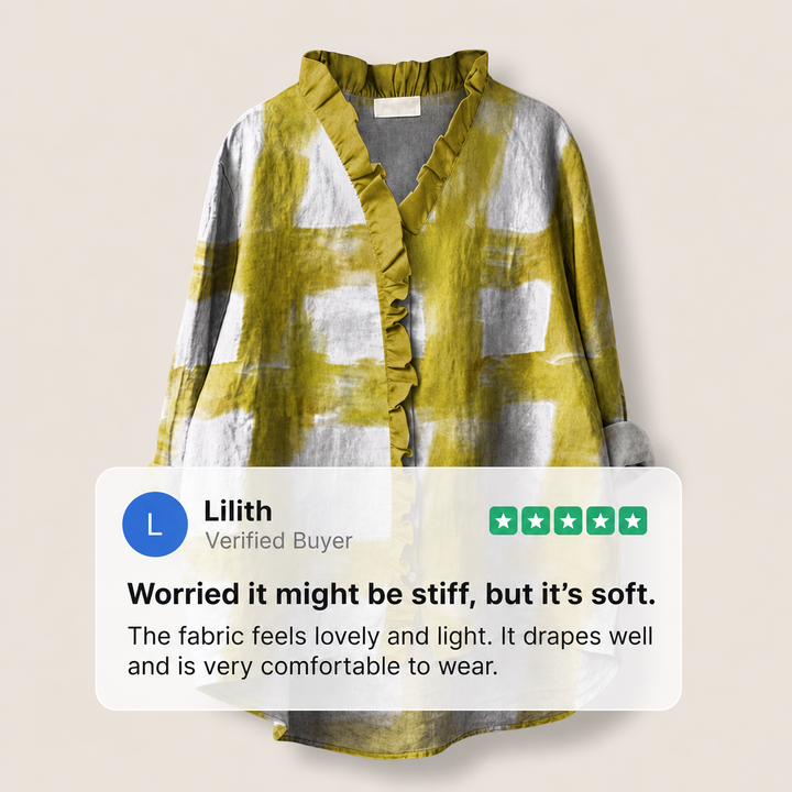 ELODIE SUMMER LINEN TOP