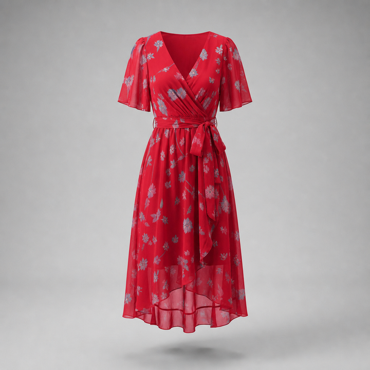 LUNETH FLUID V DRESS