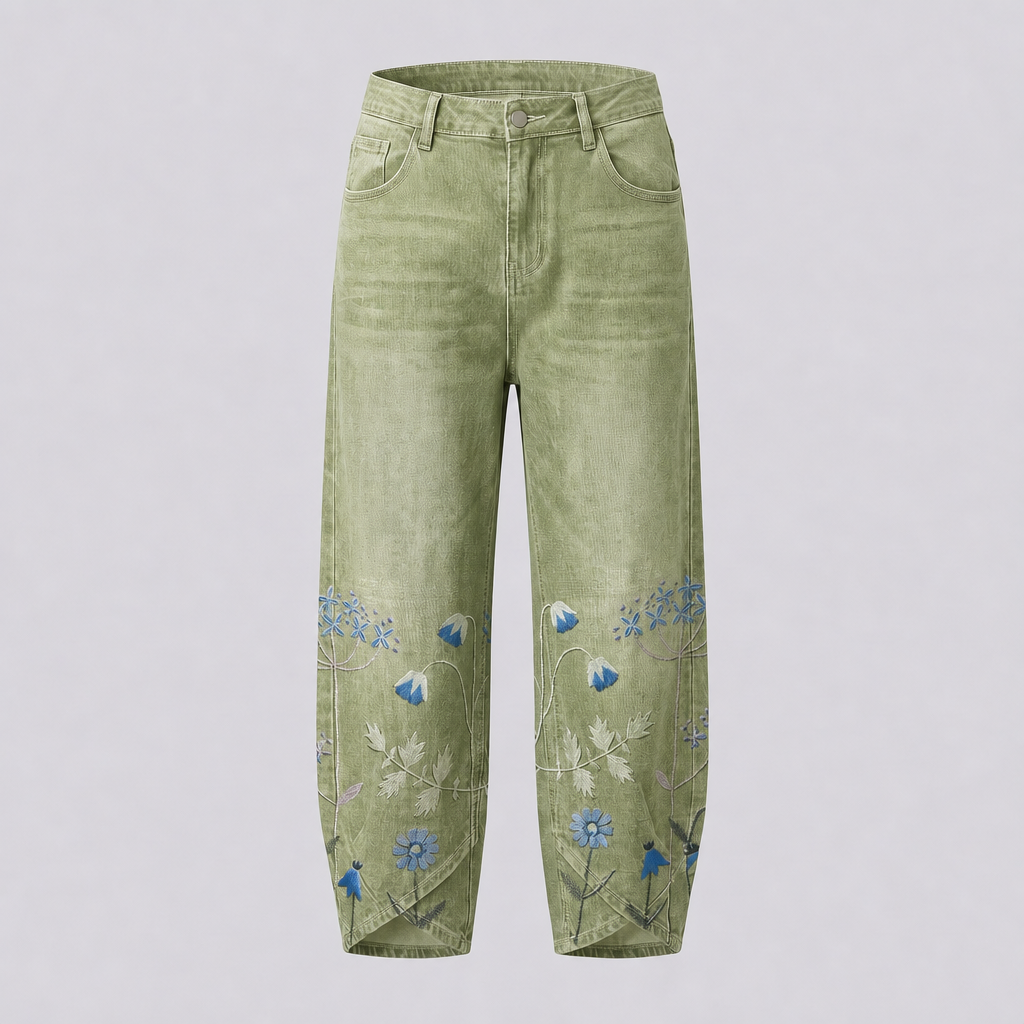 NORABELLE ARTISAN LINEN PANTS