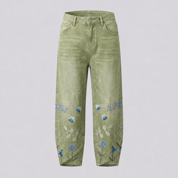 NORABELLE ARTISAN LINEN PANTS