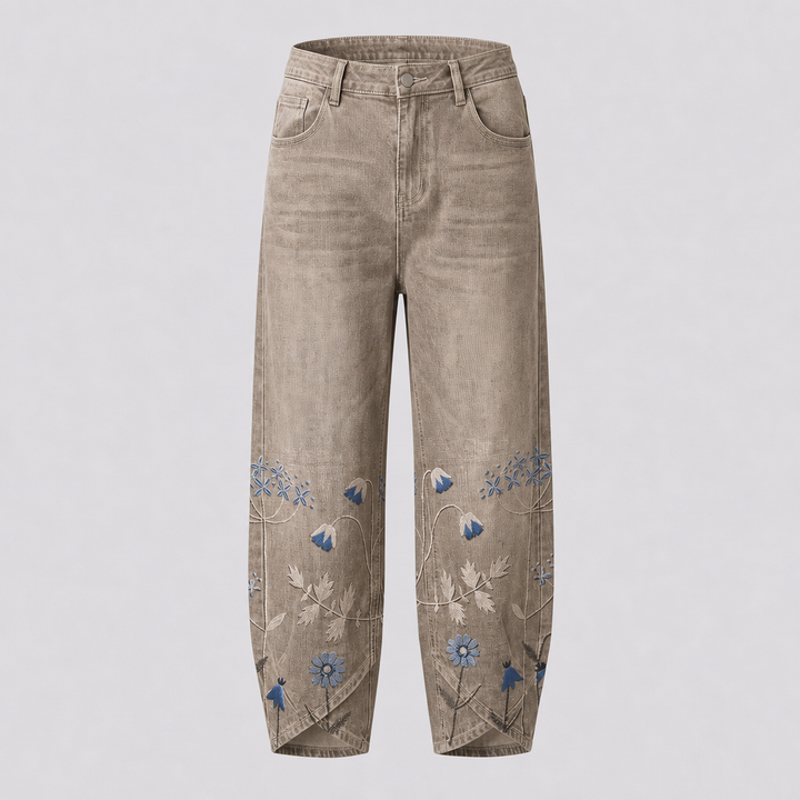 NORABELLE ARTISAN LINEN PANTS