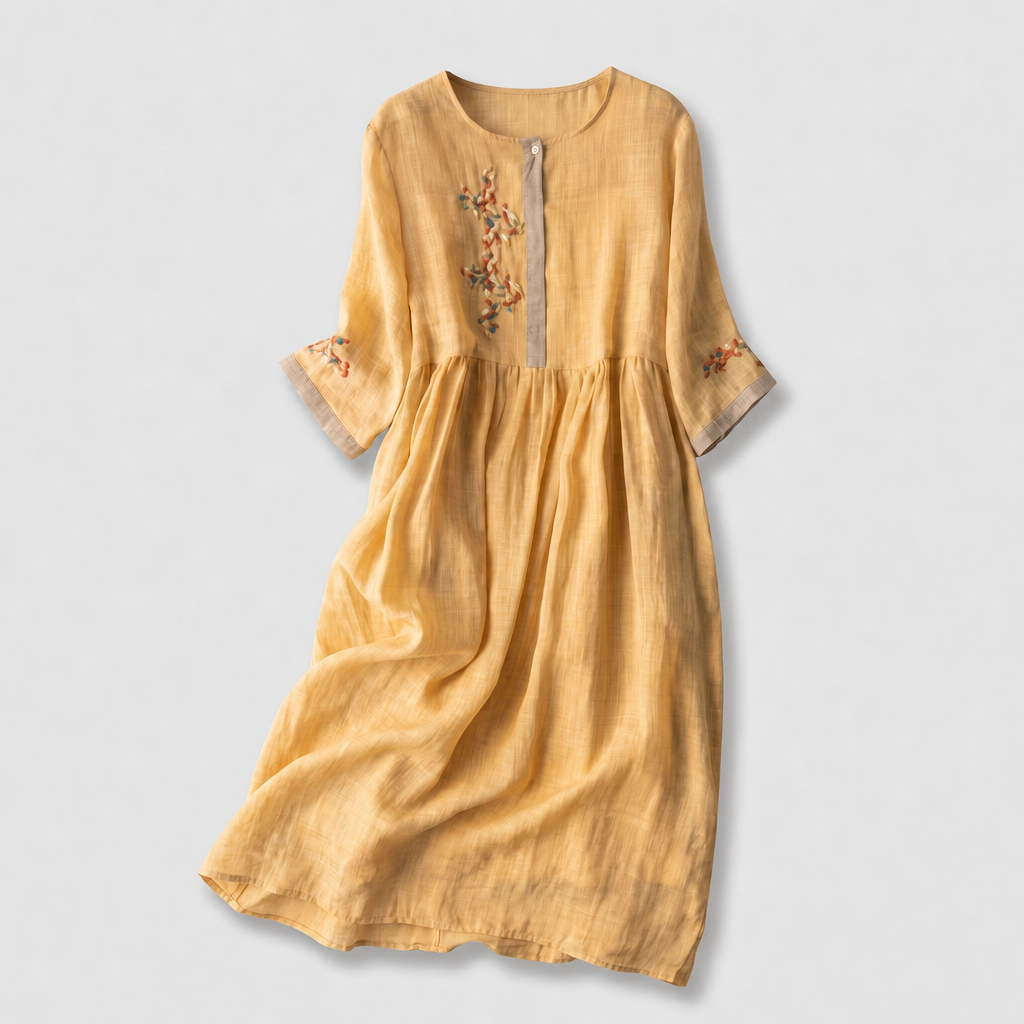 SOFIA LINEN DRESS