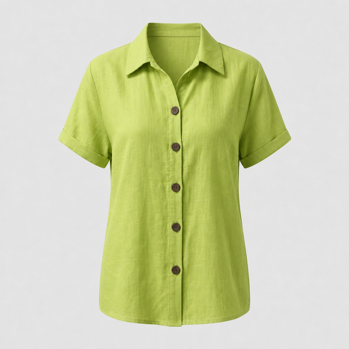 ZARA BUTTON FRONT BLOUSE