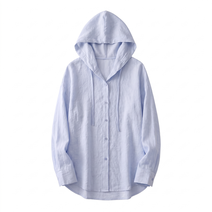 VICTORIA LINEN HOODIE