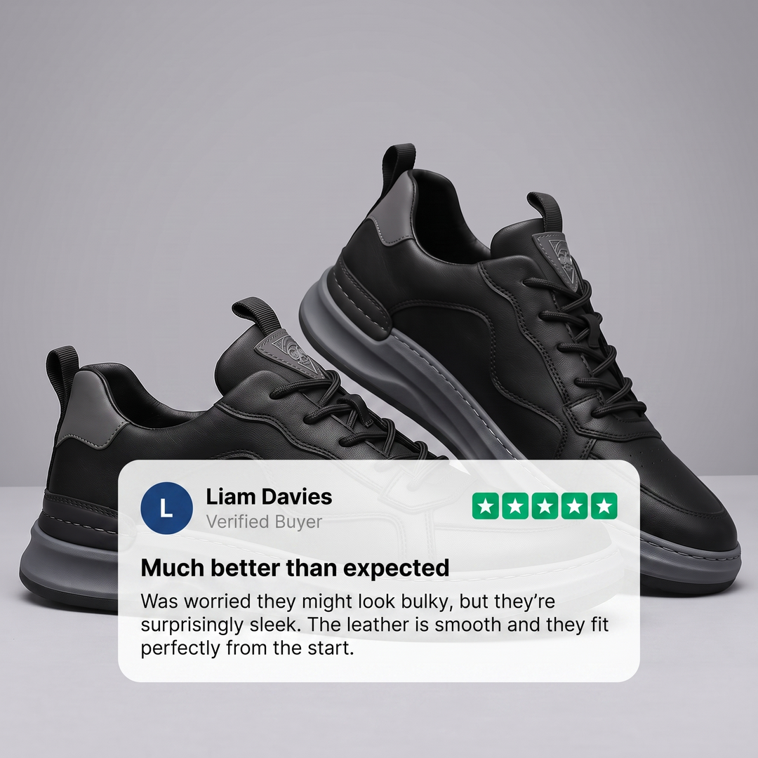 HUDSON LEATHER SNEAKERS