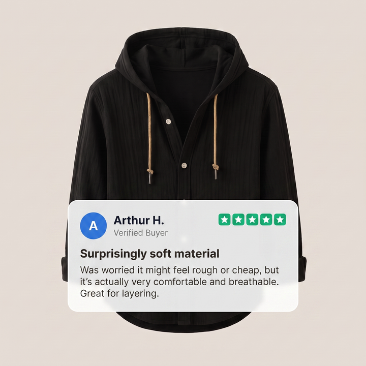 LANGFORD HOODED SHIRT JACKET