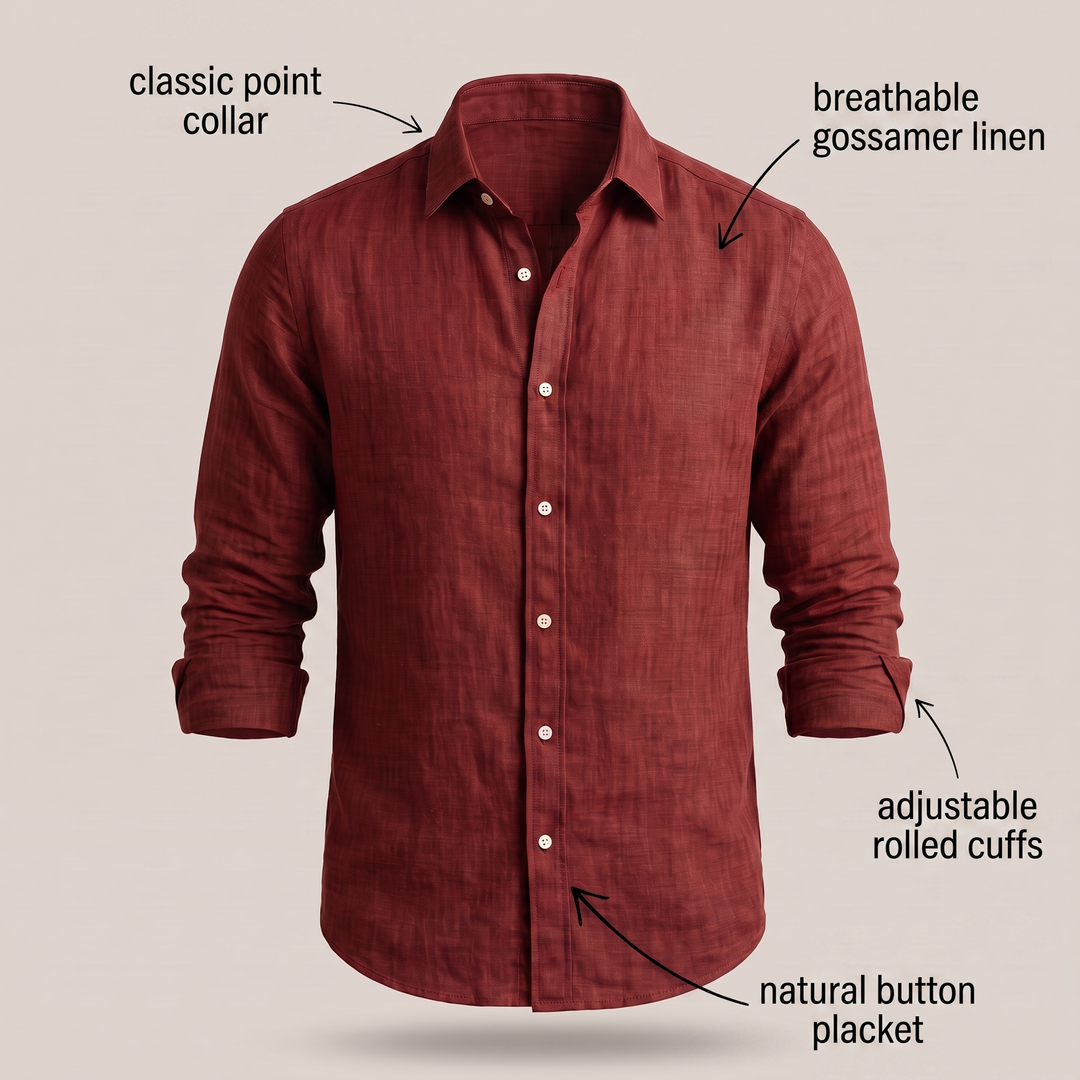 LEO SOFT-TOUCH LINEN SHIRT