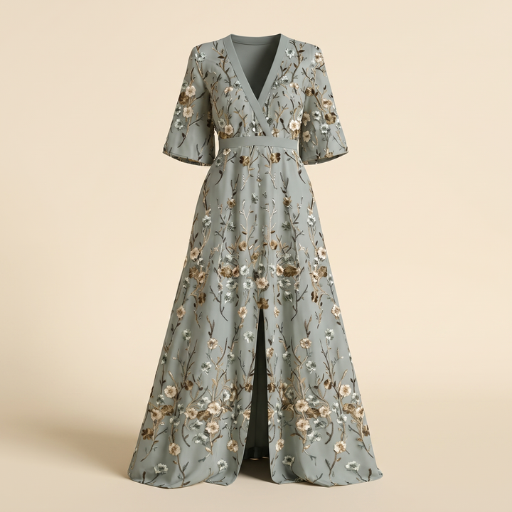 MARISA ELEGANT FLORAL DRESS
