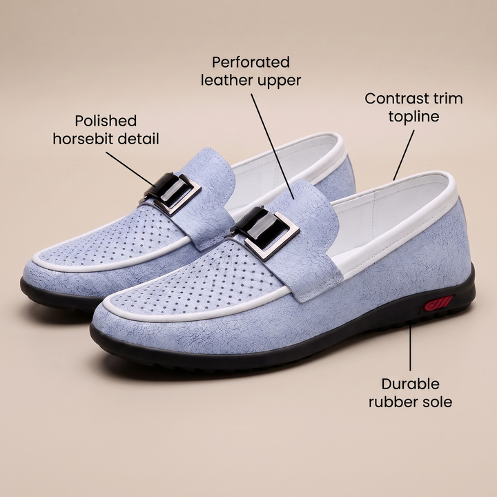 MIDHURST BUCKLE SLIP-ON SHOES