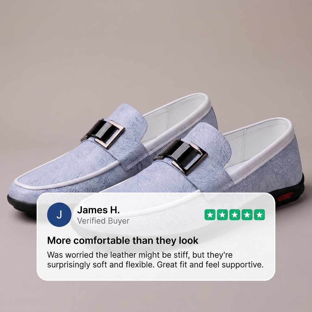MIDHURST BUCKLE SLIP-ON SHOES