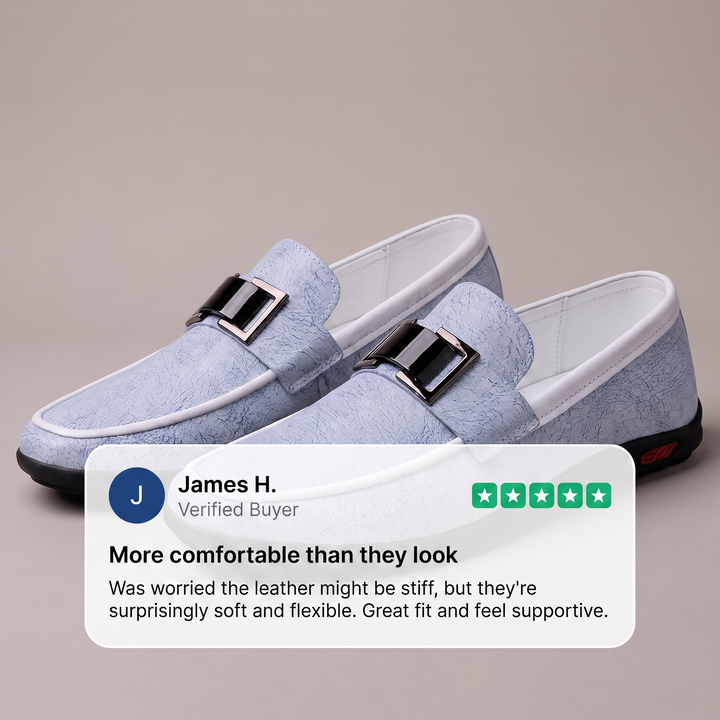 MIDHURST BUCKLE SLIP-ON SHOES