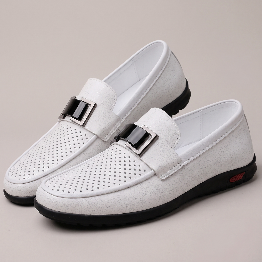 MIDHURST BUCKLE SLIP-ON SHOES