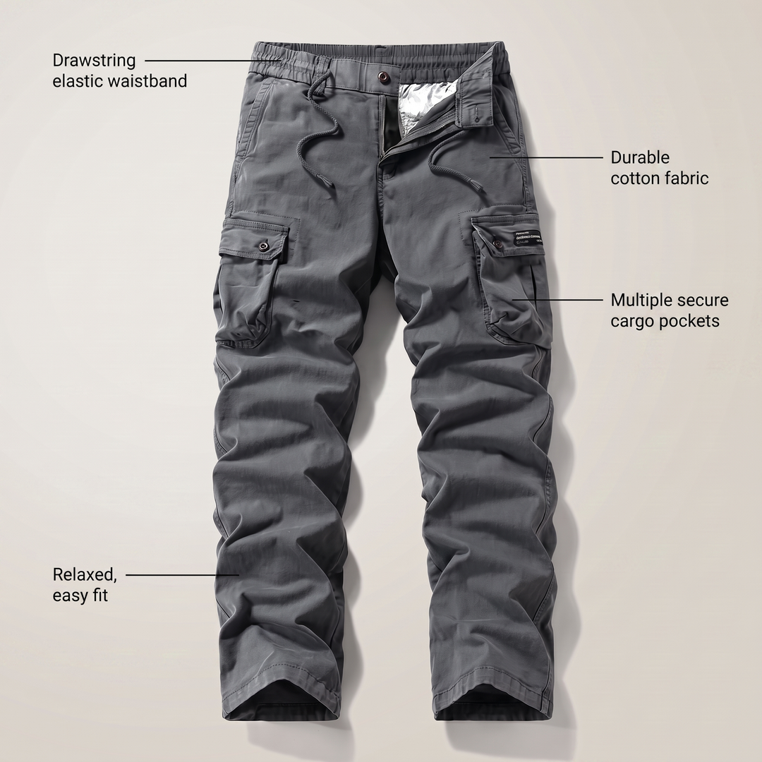 PORTWELL CASUAL UTILITY TROUSERS
