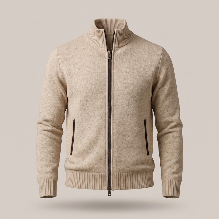 RAVINO ZIP-UP CARDIGAN