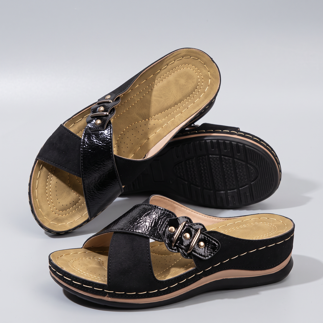 SOLARA WEDGE SANDALS