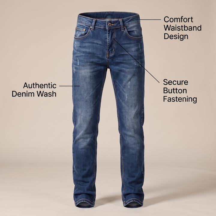 THEO STRETCH DENIM JEANS