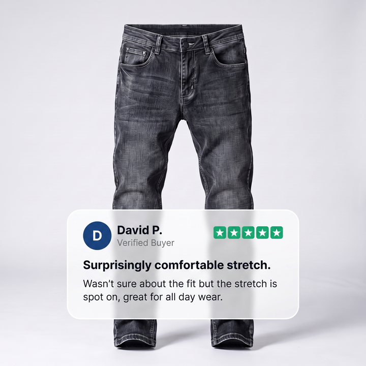 THEO STRETCH DENIM JEANS