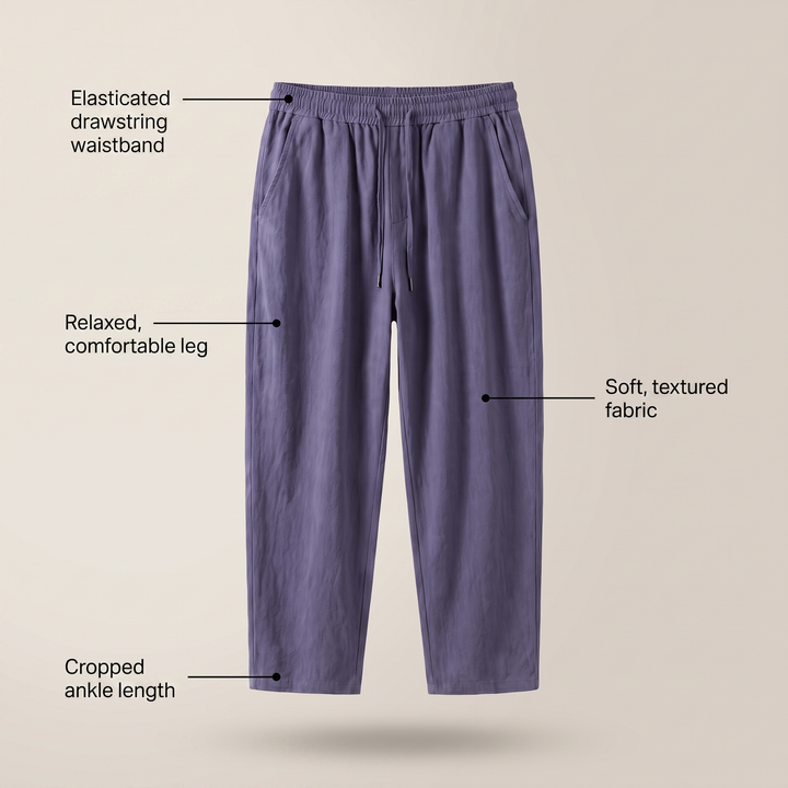 URBAN CROPPED COTTON PANTS