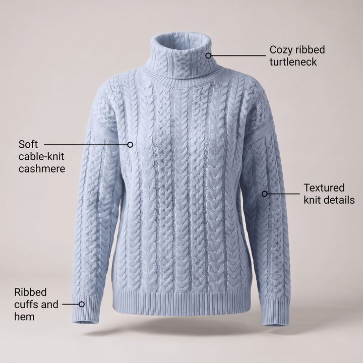 VIVARA CASHMERE KNIT - Avenelle London