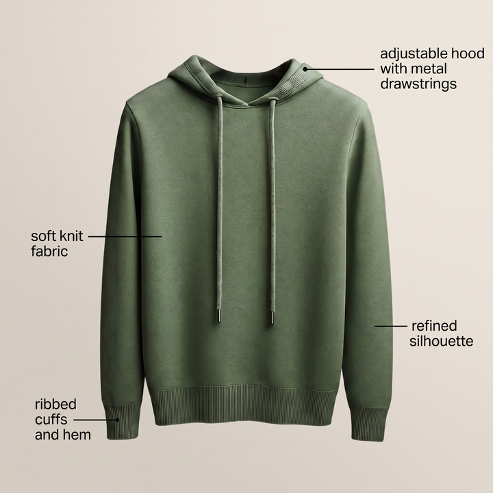 ZARA MERINO HOODIE